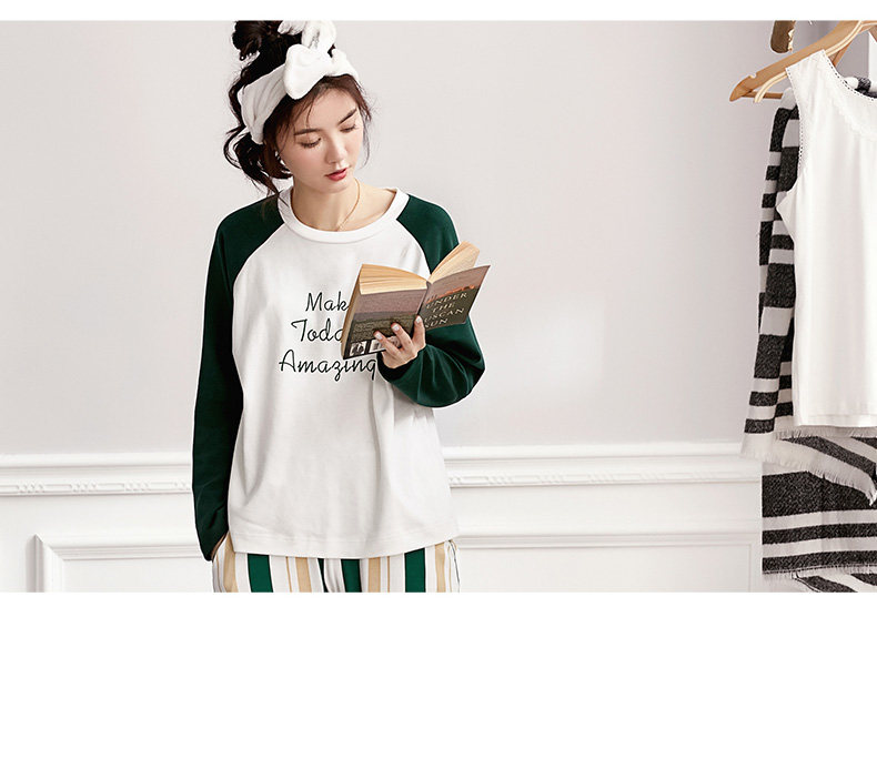 Pyjama mixte en Coton à manches longues - Ref 3005104 Image 18