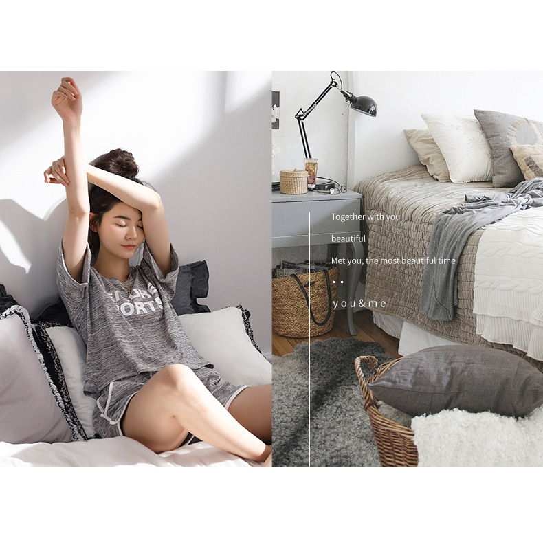 Pyjama mixte en Coton à manche courte - Ref 3005106 Image 8