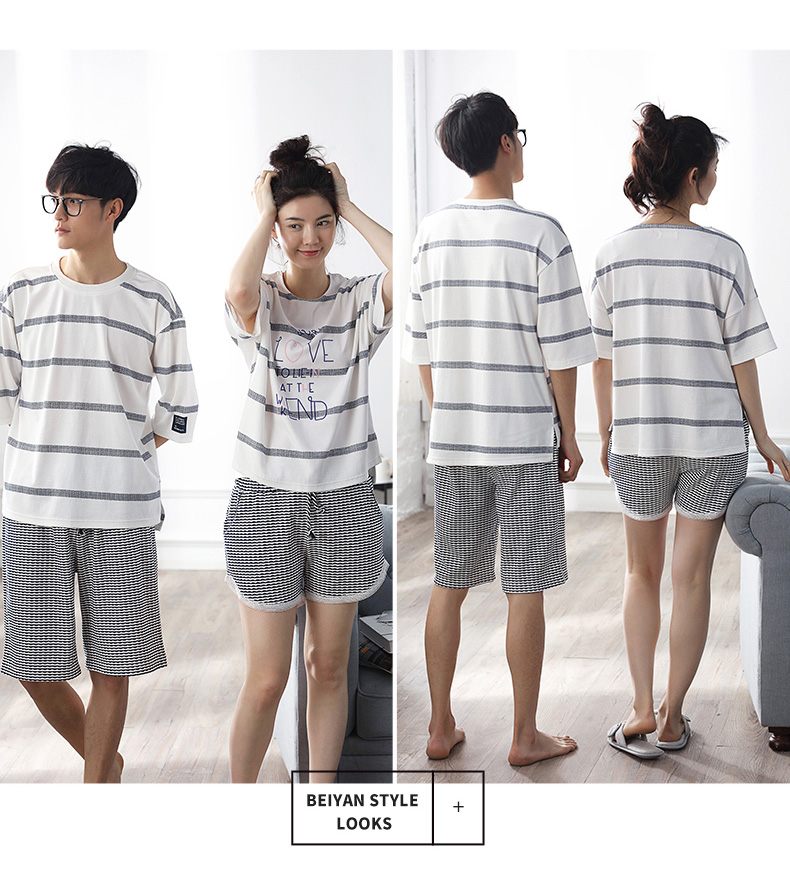 Pyjama mixte en Coton à manche courte - Ref 3005110 Image 20