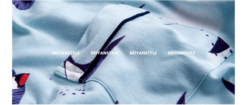 Pyjama mixte en Coton à manche courte - Ref 3005163 Image 50