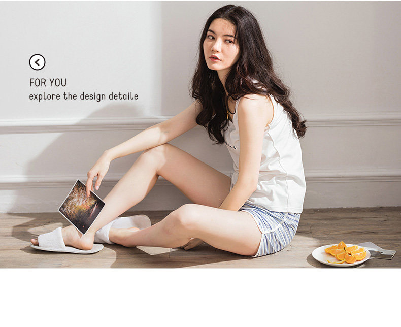 Pyjama mixte en Coton à sans manches - Ref 3005172 Image 9