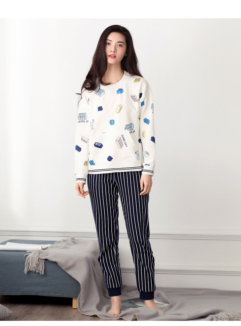 Pyjama mixte en Coton à manches longues - Ref 3005248 Image 16