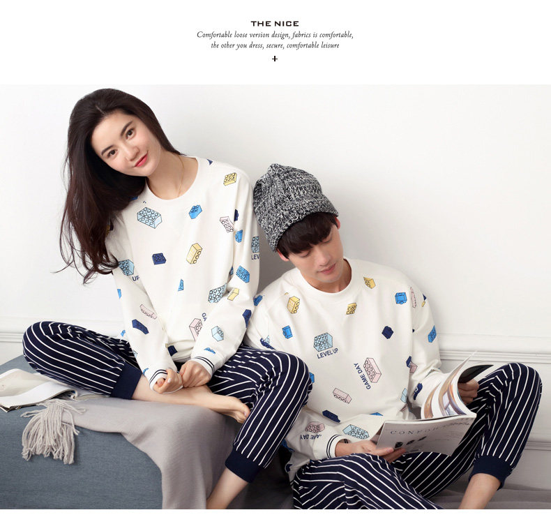 Pyjama mixte en Coton à manches longues - Ref 3005248 Image 17