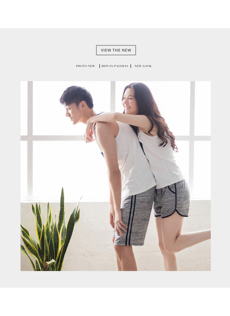 Pyjama mixte en Coton à sans manches - Ref 3005220 Image 9