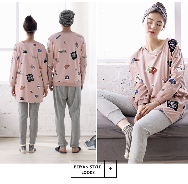 Pyjama mixte en Coton à manches longues - Ref 3005127 Image 16