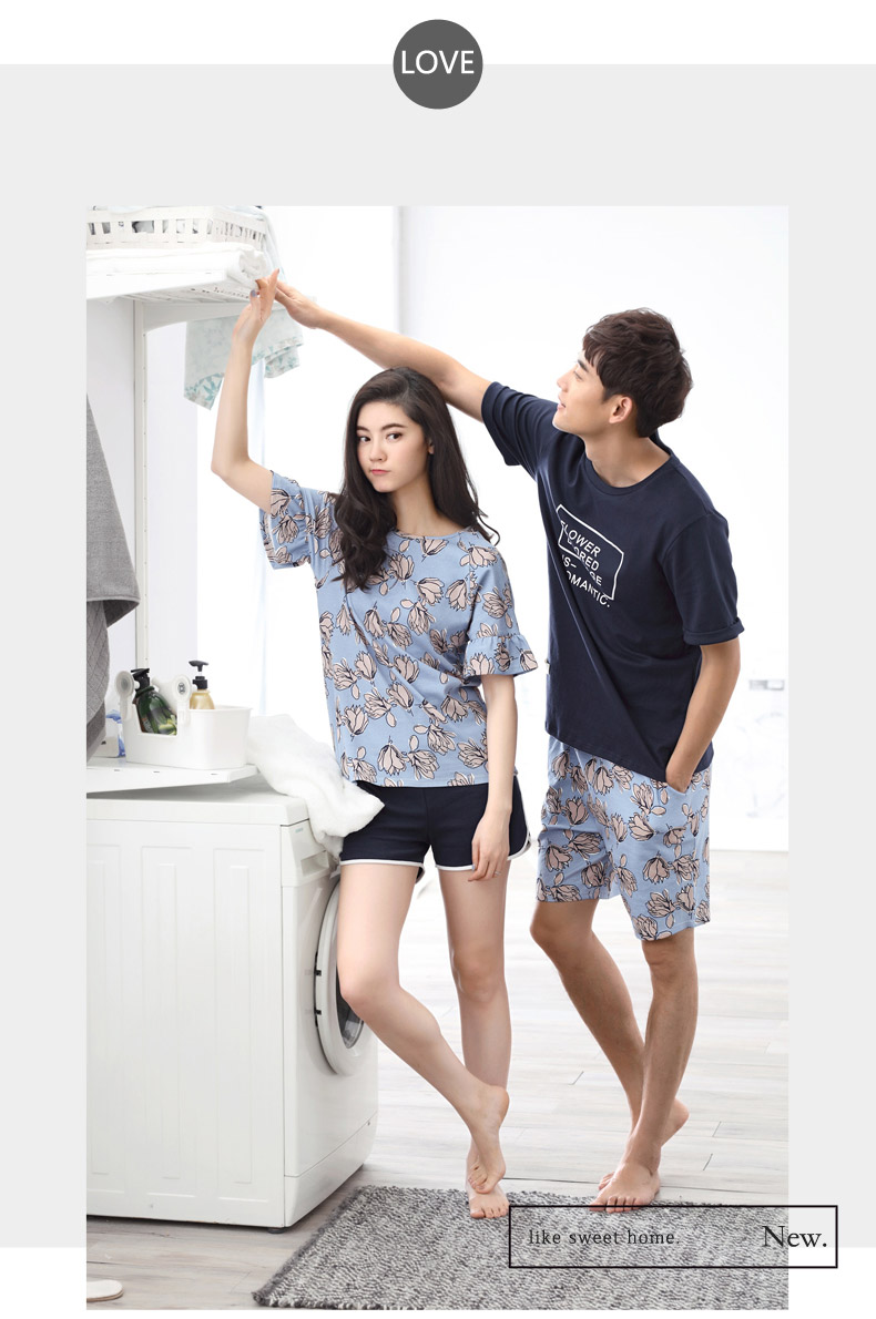 Pyjama mixte en Coton à manche courte - Ref 3005101 Image 7