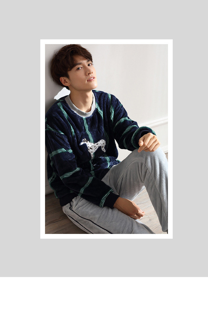 Pyjama mixte en Polyester Polyester  à manches longues - Ref 3005087 Image 16