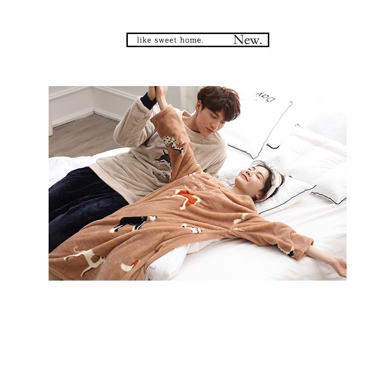 Pyjama mixte en Polyester Polyester  à manches longues - Ref 3005111 Image 8