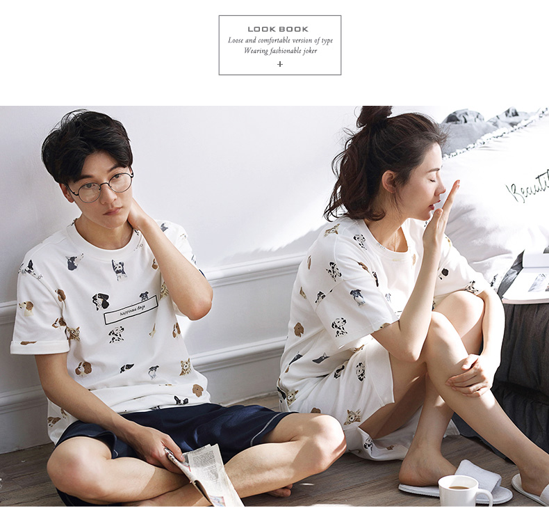 Pyjama mixte en Coton à manche courte - Ref 3005093 Image 14