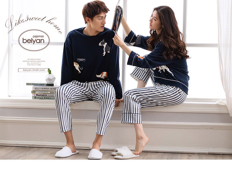 Pyjama mixte en Coton à manches longues - Ref 3004307 Image 7