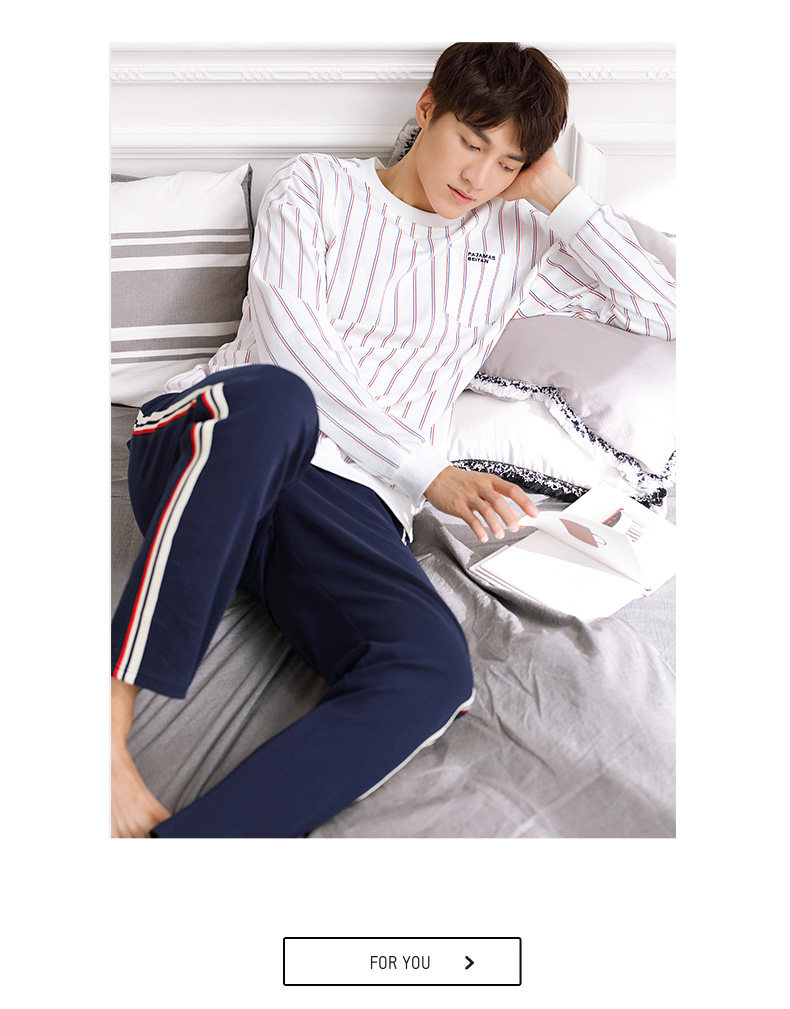 Pyjama mixte en Coton à manches longues - Ref 3005171 Image 18