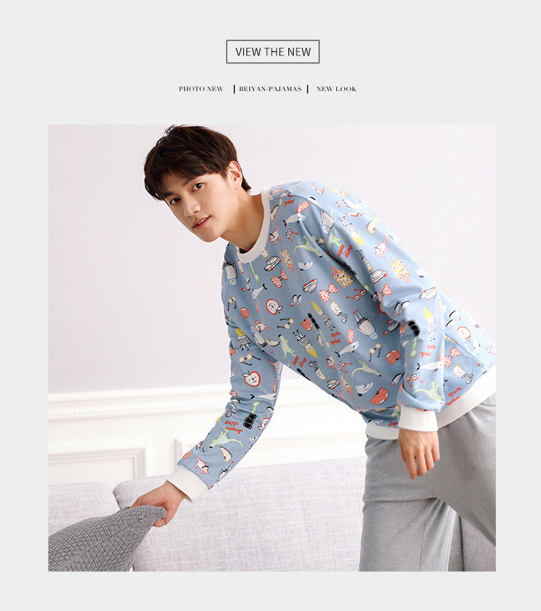 Pyjama mixte en Coton à manches longues - Ref 3005135 Image 9