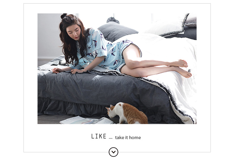 Pyjama mixte en Coton à manche courte - Ref 3005163 Image 43