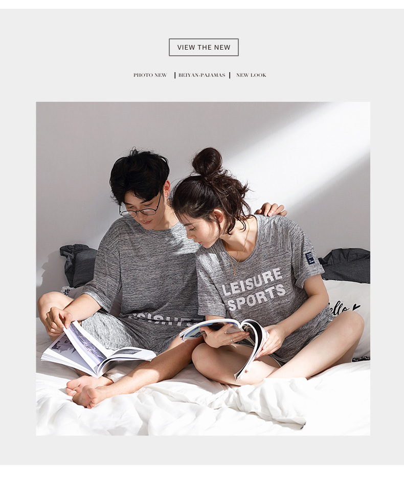 Pyjama mixte en Coton à manche courte - Ref 3005106 Image 9