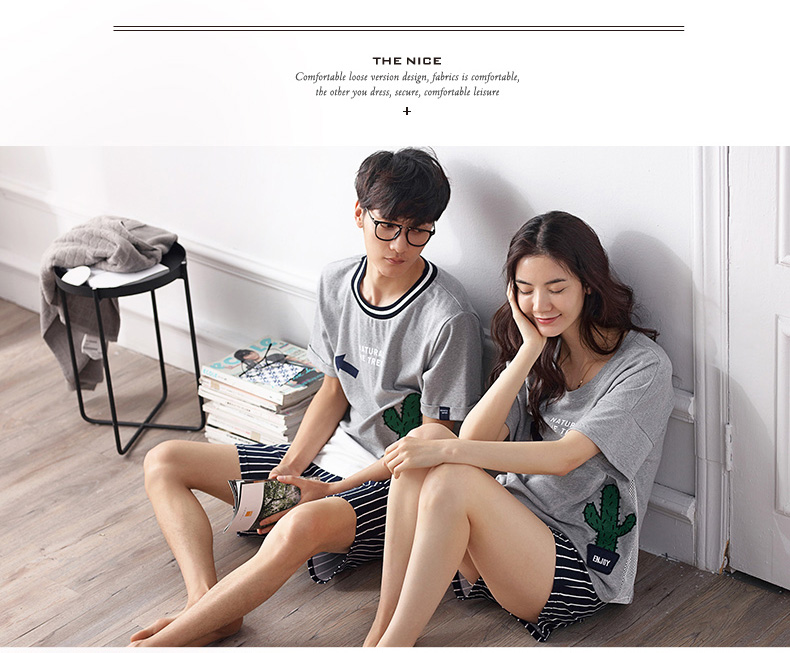 Pyjama mixte en Coton à manche courte - Ref 3005235 Image 8