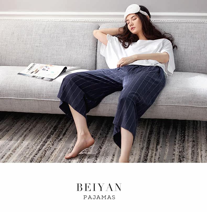 Pyjama pour femme en Coton à manches - Ref 2993142 Image 13