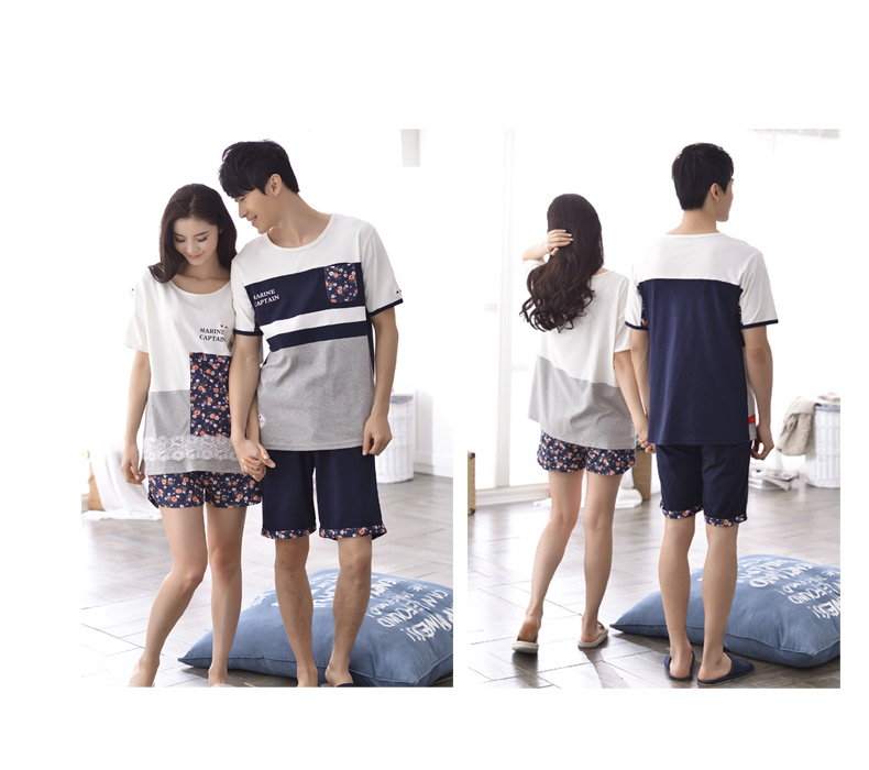 Pyjama mixte en Coton à manche courte - Ref 3005080 Image 14