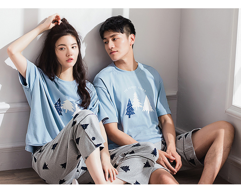 Pyjama mixte en Coton à manche courte - Ref 3005206 Image 19