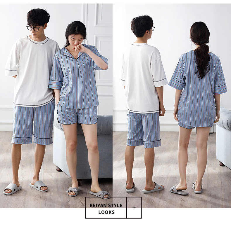 Pyjama mixte en Coton à manchon moyen - Ref 3005109 Image 22