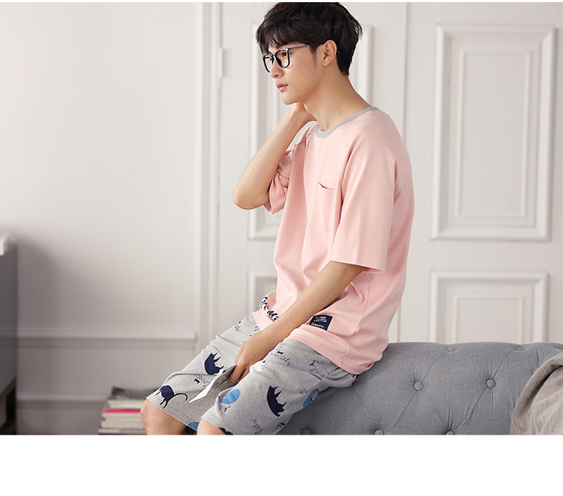 Pyjama mixte en Coton à manche courte - Ref 3005195 Image 19