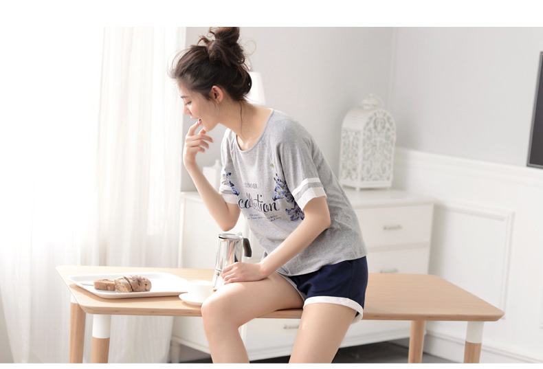 Pyjama mixte en Coton à manche courte - Ref 3005189 Image 17