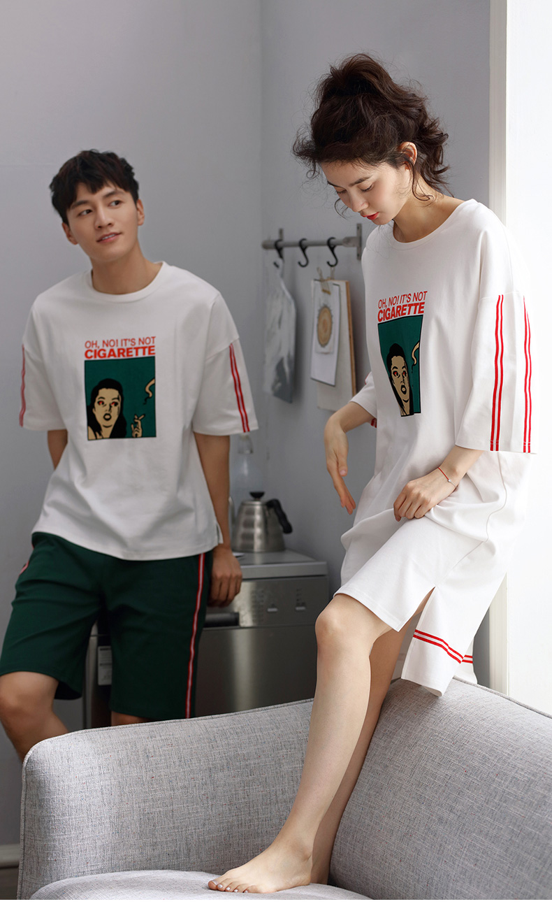 Pyjama mixte en Coton à manche courte - Ref 3005239 Image 19