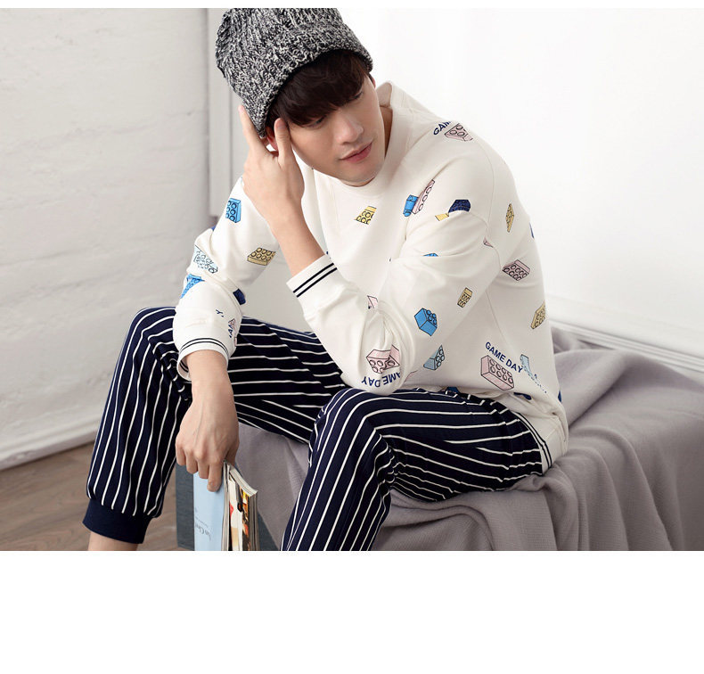 Pyjama mixte en Coton à manches longues - Ref 3005248 Image 18