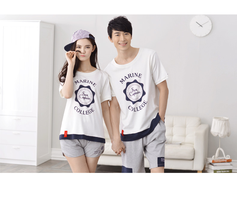 Pyjama mixte en Coton à manche courte - Ref 3005125 Image 7