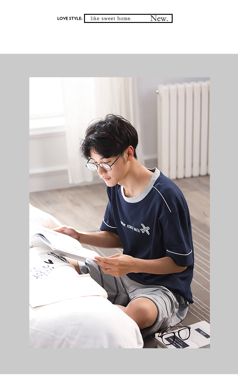 Pyjama mixte en Coton à manche courte - Ref 3005173 Image 12