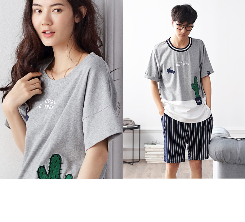 Pyjama mixte en Coton à manche courte - Ref 3005235 Image 18