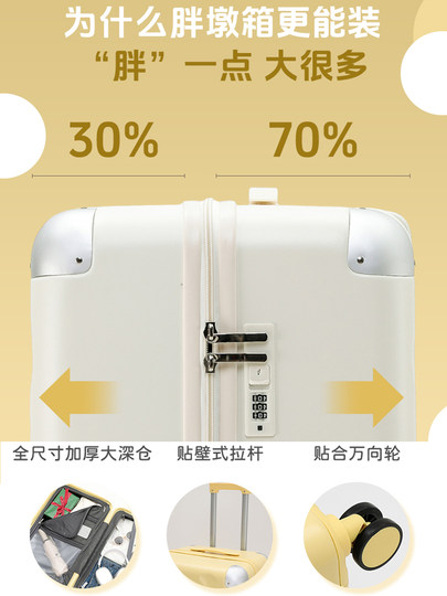 Großraumkoffer für Damen 2025 neuer explosionsgeschützter Reißverschlusskoffer Universalrad Herren-Reisekoffer Koffer Trolley-Koffer