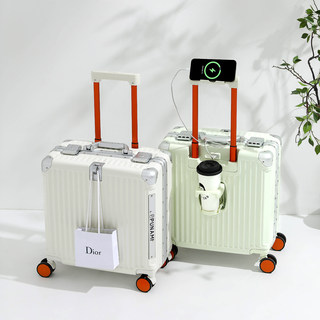 2025新款行李箱女士铝框小型轻便可登机拉杆箱男18寸短途旅行箱子