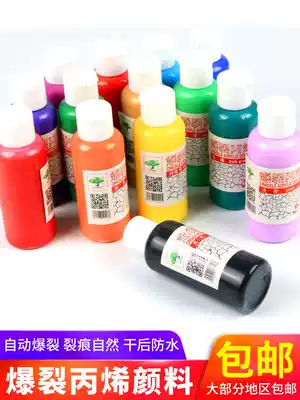 Burst acrylic 100ml12 color 24 color acrylic media crack acrylic painting crack acrylic painting wall painting painting