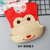 Childrens scarf for eating scarf baby feeding supplementary food mouth silicone waterproof rice no baby all clothes