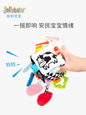 Мобили на кроватку, Подвесные игрушки 婴儿车挂件玩具可啃咬益智宝宝床铃黑白床上玩具哄娃手推车悬挂式