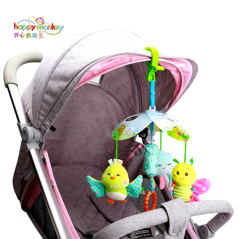 Small stroller pendant toy with clip hanger hanging hanging rocking bell Appeasing The Wind Bells Hanging Bell Hanging Bell Hanging trolleys-Taobao
