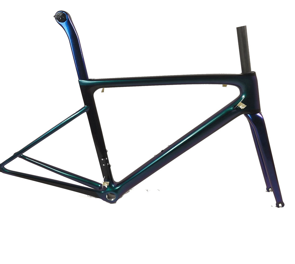 Carbon fiber road chameleon broken windmill frame Ultra-light road frame T800