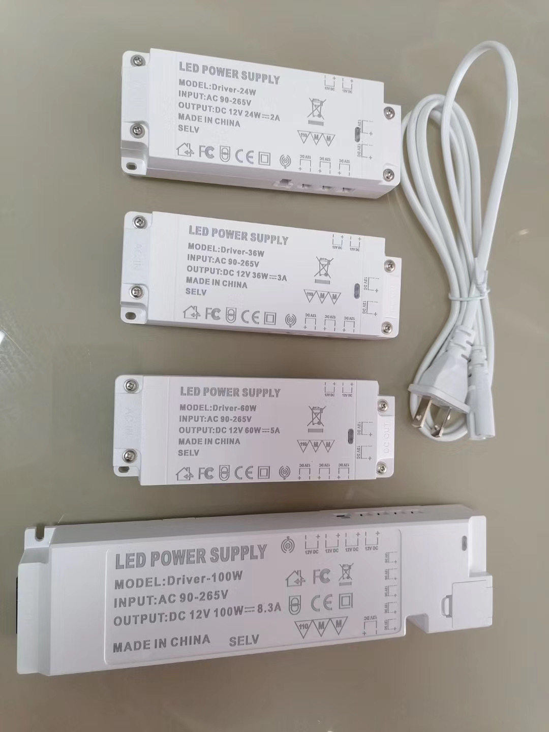 220V to 12V kitchen lamp adapter 2A 3A 5A 8.3A DC 24W 36W60W 100W transformer