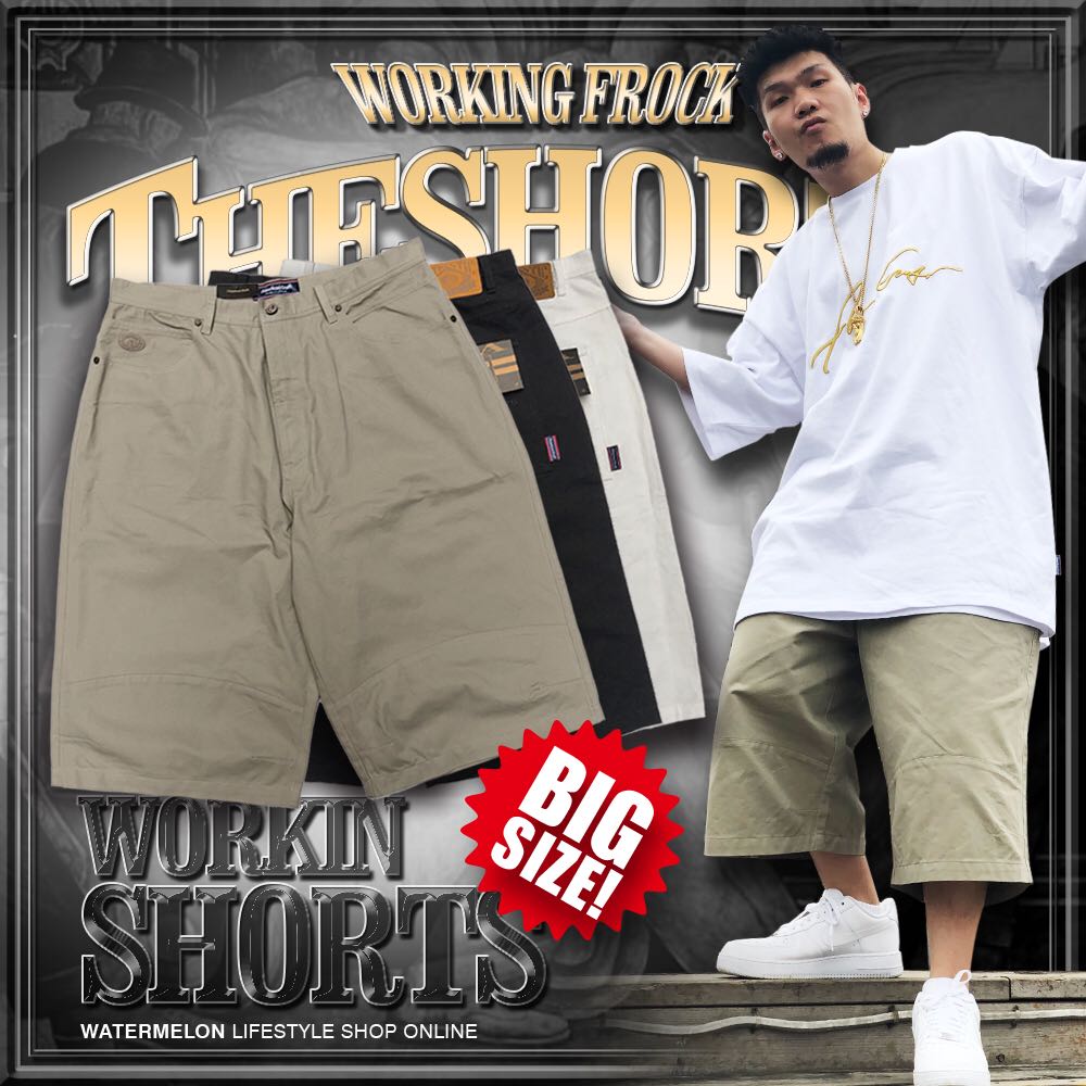 ACUSA American Street Hiphol Tooling Casual Shorts Autumn 90s Loose Mast Summer Pure Cotton Medium Long Pants Men