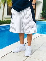 ACUSA SPORTS retro baseball striped shorts mid-length pants wide silhouette design baseball uniform