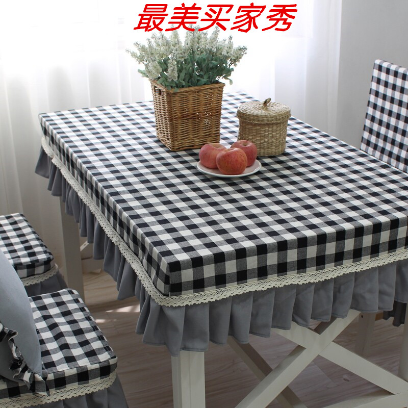 Vải kẻ sọc vải quần áo vải đen trắng trắng đỏ kẻ ca rô nhỏ khăn trải bàn rèm vải thủ công vải tự làm vải may quần
