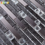 Стеклянная мозаика из нержавеющей стали, головоломка на стену