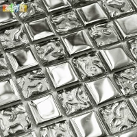 Металлическая стеклянная мозаика, головоломка на стену