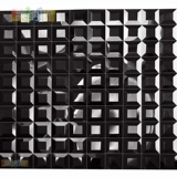 [Lenas Mosaic] Черная пяти пять, шлифовальные мозаичные зеркальные зеркальные зеркальные плит