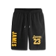 Little Emperor Lakers Số 23 James Tất cả Quần cotton Bóng rổ Phong cách Hàn Quốc Quần lửng Tide thoáng khí Đàn ông - Quần short