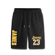 Little Emperor Lakers Số 23 James Tất cả Quần cotton Bóng rổ Phong cách Hàn Quốc Quần lửng Tide thoáng khí Đàn ông - Quần short