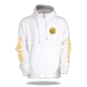 Golden State Warriors Curry Durant KD áo len thể thao bóng rổ nam lỏng lẻo áo hoodie khóa kéo áo khoác cardigan - Áo khoác đôi