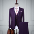 Suit phù hợp với nam giới ba mảnh phù hợp với phiên bản Hàn Quốc chuyên nghiệp phù hợp với chiếc váy dress-up váy chú rể cưới của nam giới 