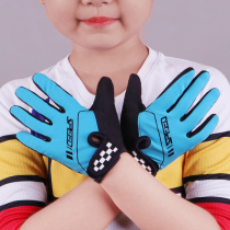 spakct SPAC childrens riding gloves long finger spring and summer bicycle full finger mens and womens balance bicycle equipment