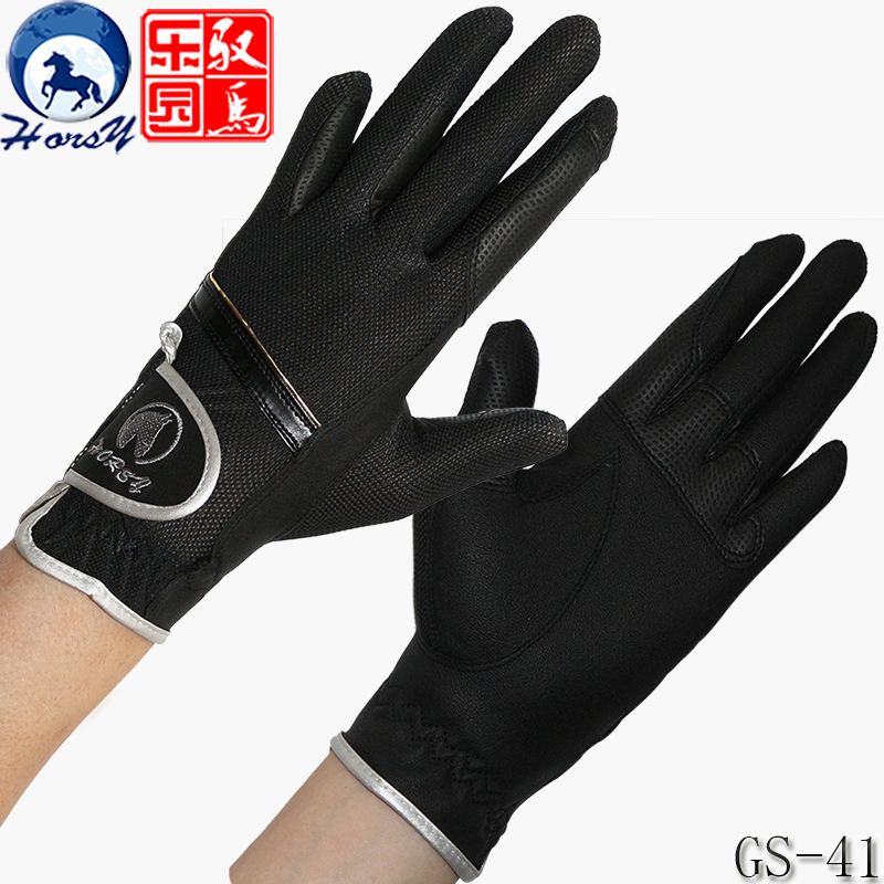 Găng tay cưỡi trẻ em mùa hè, đi găng tay, thoải mái, thoáng khí, nam và nữ cung cấp cưỡi ngựa, thể thao cưỡi ngựa giày cưỡi ngựa